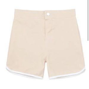 Minnow tan swim suit size 7-8